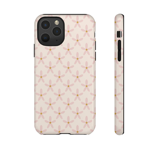 Phone Case: Pink Mustard Daisies