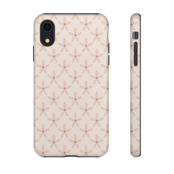 Phone Case: Pink Mustard Daisies