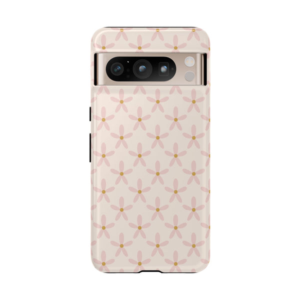 Phone Case: Pink Mustard Daisies