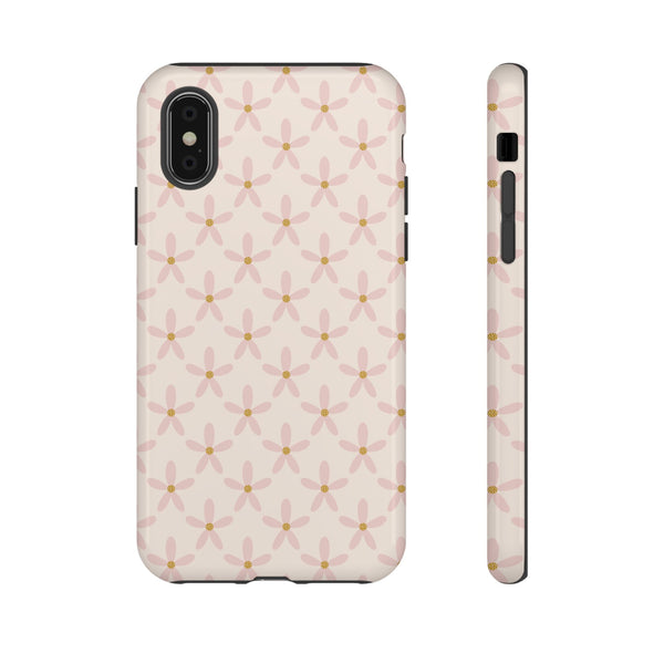 Phone Case: Pink Mustard Daisies