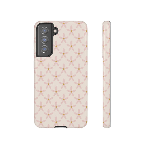 Phone Case: Pink Mustard Daisies