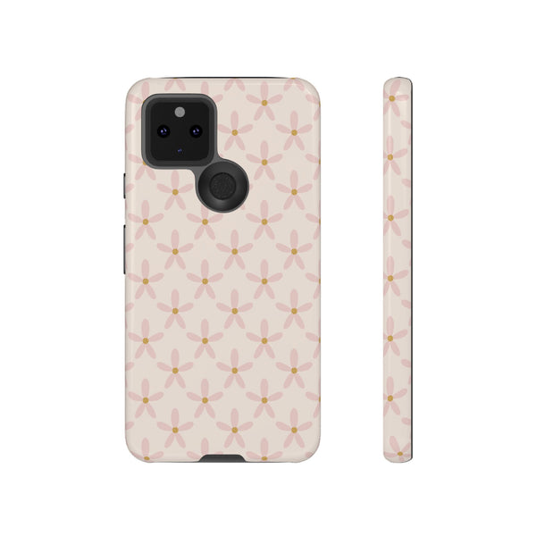 Phone Case: Pink Mustard Daisies