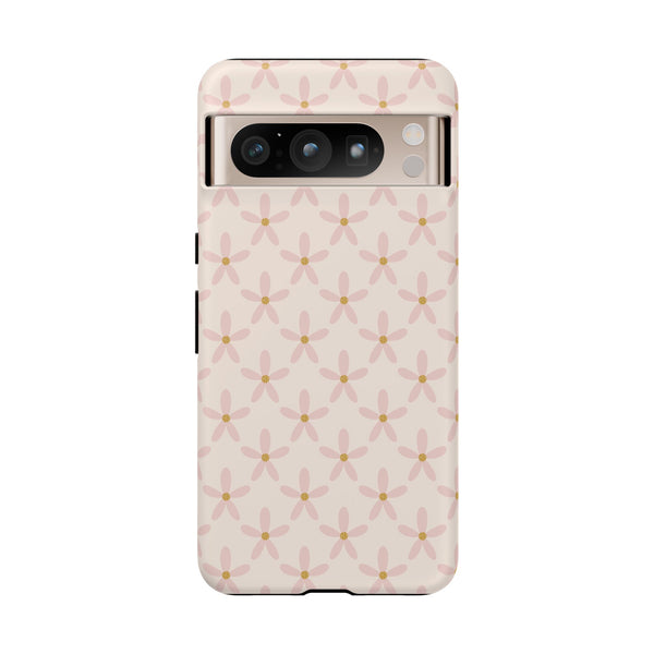 Phone Case: Pink Mustard Daisies