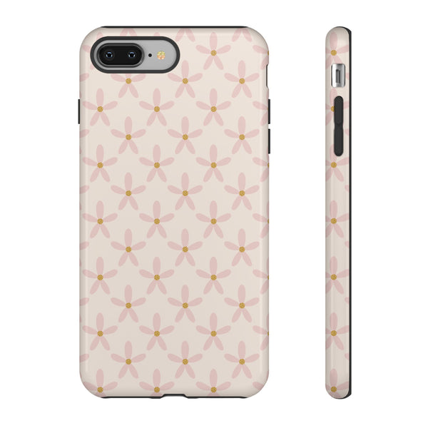 Phone Case: Pink Mustard Daisies