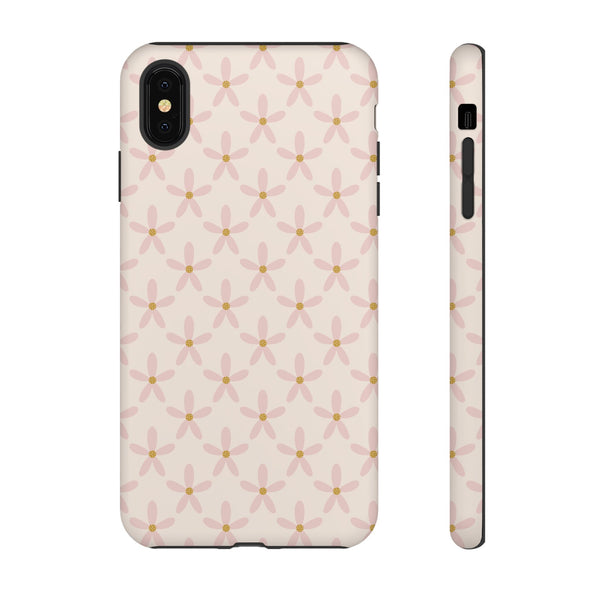 Phone Case: Pink Mustard Daisies