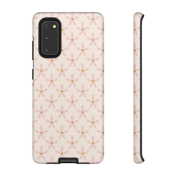 Phone Case: Pink Mustard Daisies