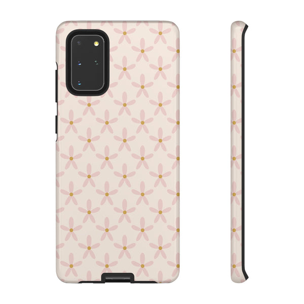 Phone Case: Pink Mustard Daisies