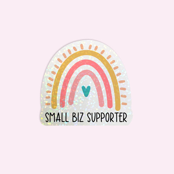 Die Cut Sticker: Small Biz Supporter