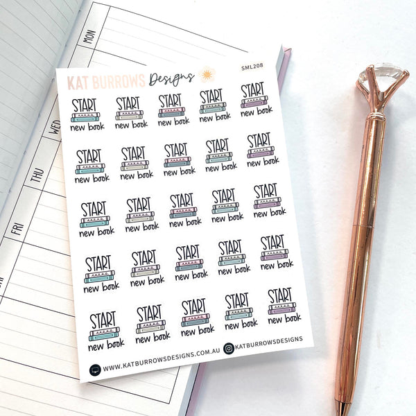 Stickers: Start New Book