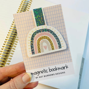 Magnetic Bookmark: Rainbow