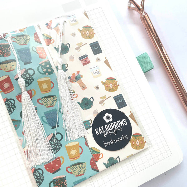 Bookmark: Set of 2 Tea Lover