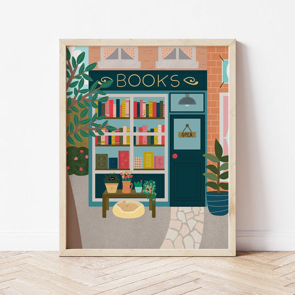 Digital Art Print: Book Store