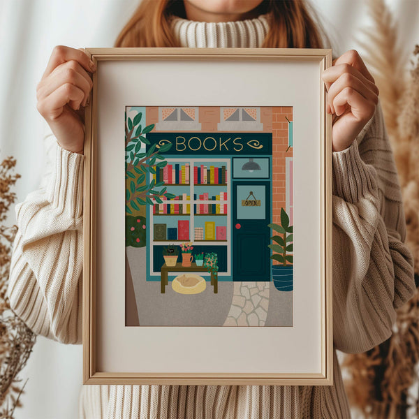 Digital Art Print: Book Store