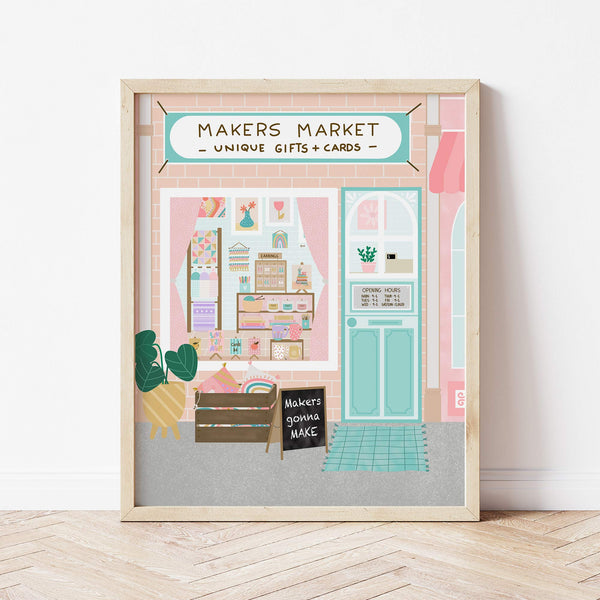 Art Print: Makers Market