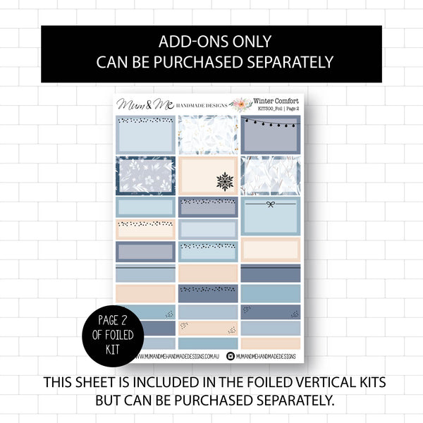 Deluxe Foiled Kit: Winter Comfort (SILVER FOIL)