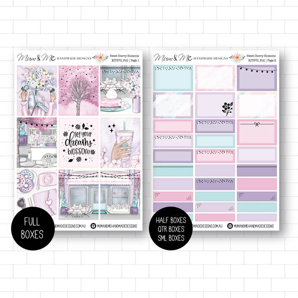 Deluxe Foiled Kit: Sweet Cherry Blossoms (SILVER FOIL)