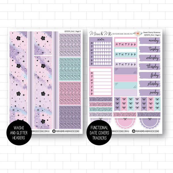 Deluxe Foiled Kit: Sweet Cherry Blossoms (SILVER FOIL)
