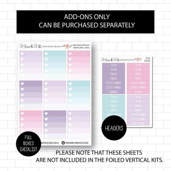 Deluxe Foiled Kit: Sweet Cherry Blossoms (SILVER FOIL)
