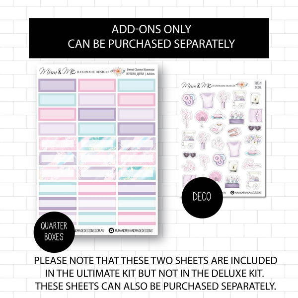 Deluxe Foiled Kit: Sweet Cherry Blossoms (SILVER FOIL)