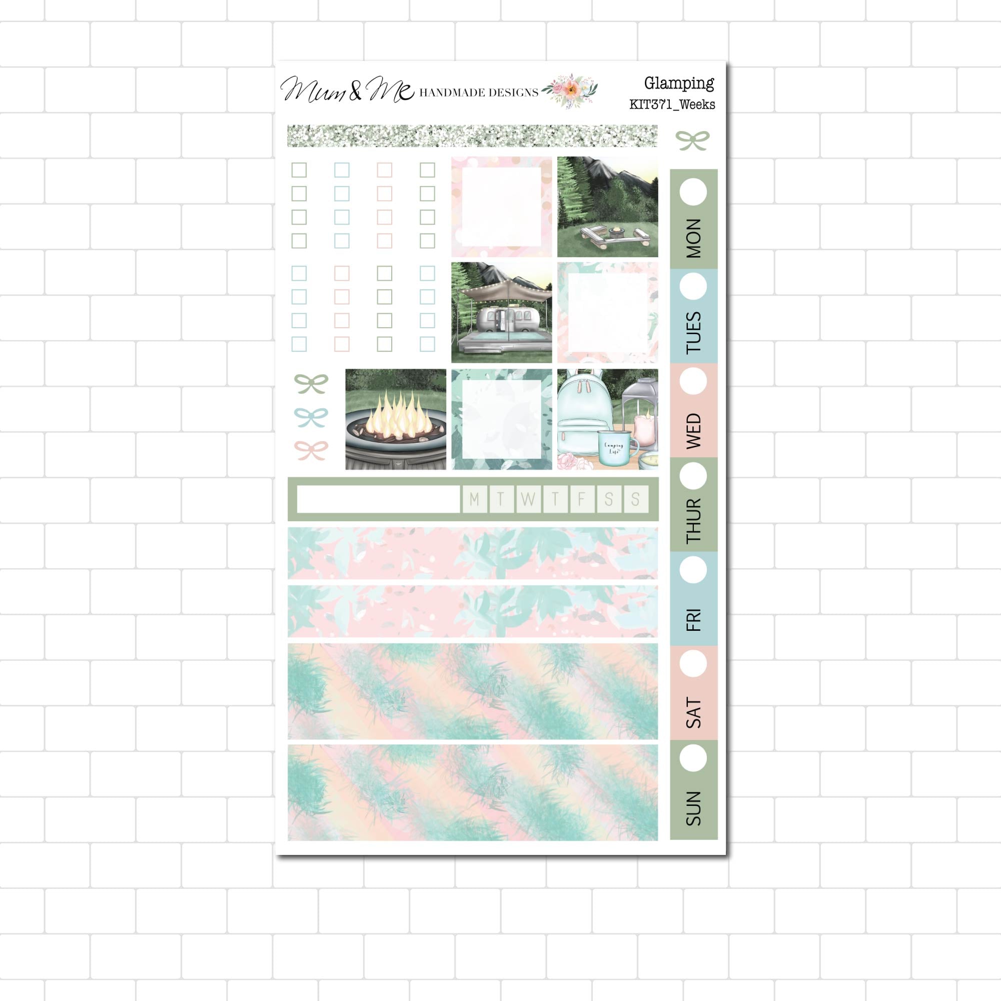 Hobonichi/Lime Weeks: Glamping