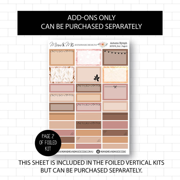 Deluxe Foiled Kit: Autumn Nymph (ROSE GOLD FOIL)
