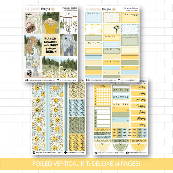 Deluxe Foiled Kit: Sunshine Daisies (GOLD FOIL)