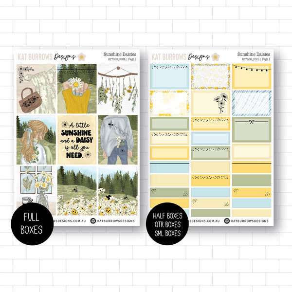 Deluxe Foiled Kit: Sunshine Daisies (GOLD FOIL)