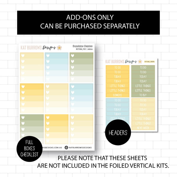 Deluxe Foiled Kit: Sunshine Daisies (GOLD FOIL)