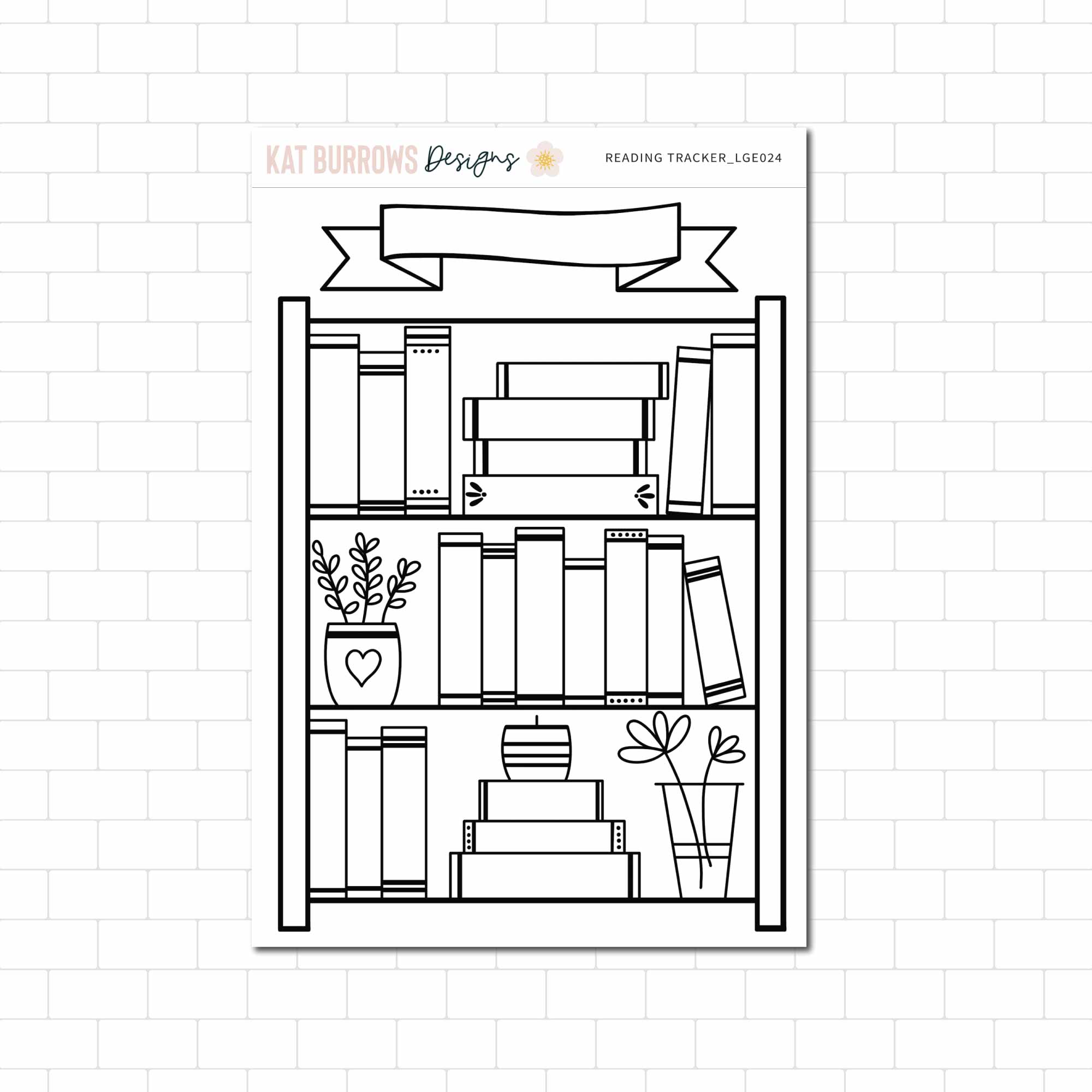 Stickers: Book Shelf Tracker