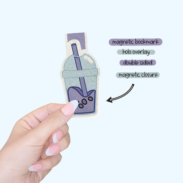 Magnetic Bookmark: Bubble Tea