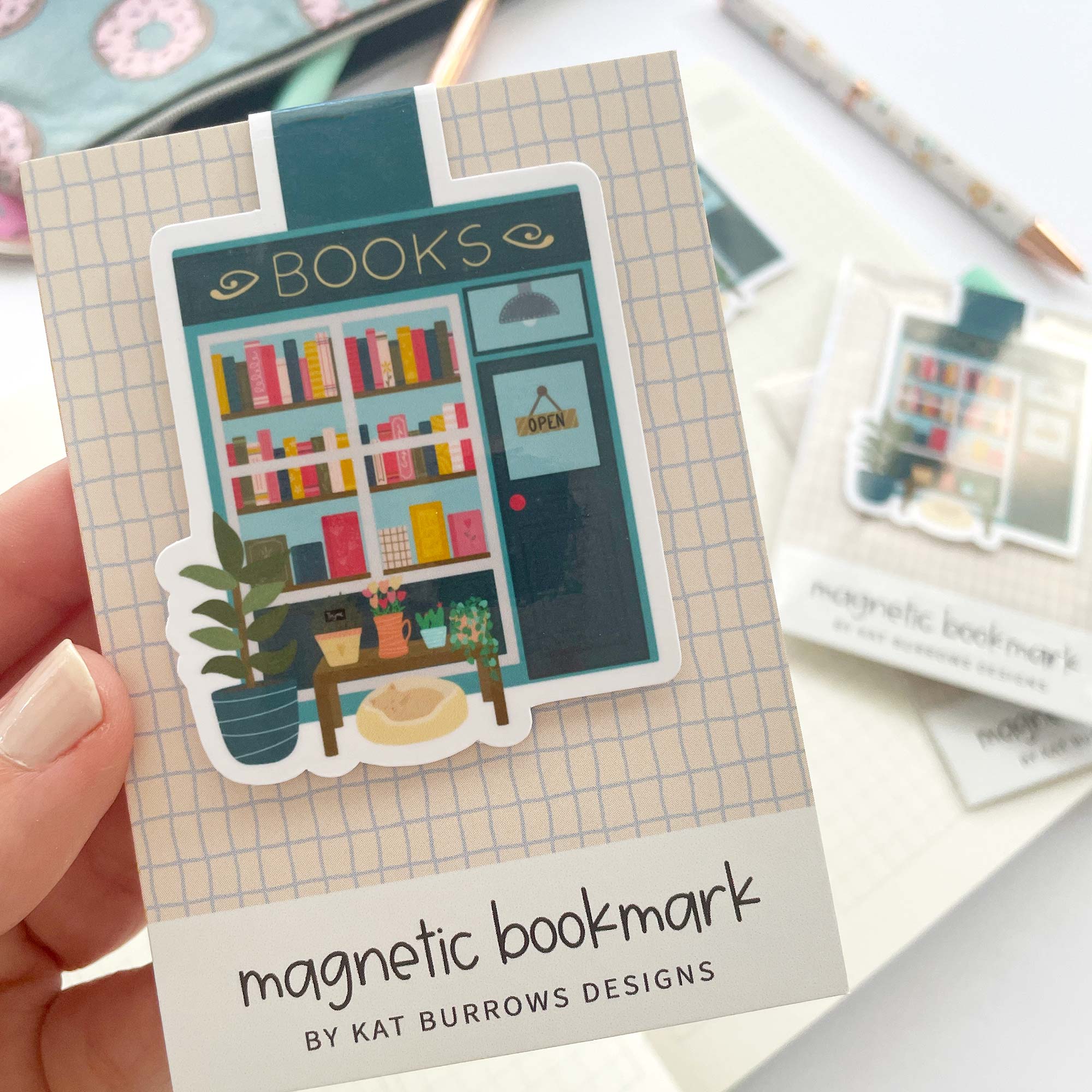 Magnetic Bookmark: Book Store