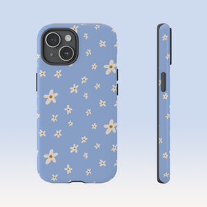 Phone Case: Daisies on Blue