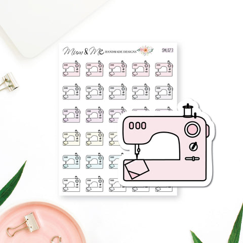 Stickers: Sewing Machine