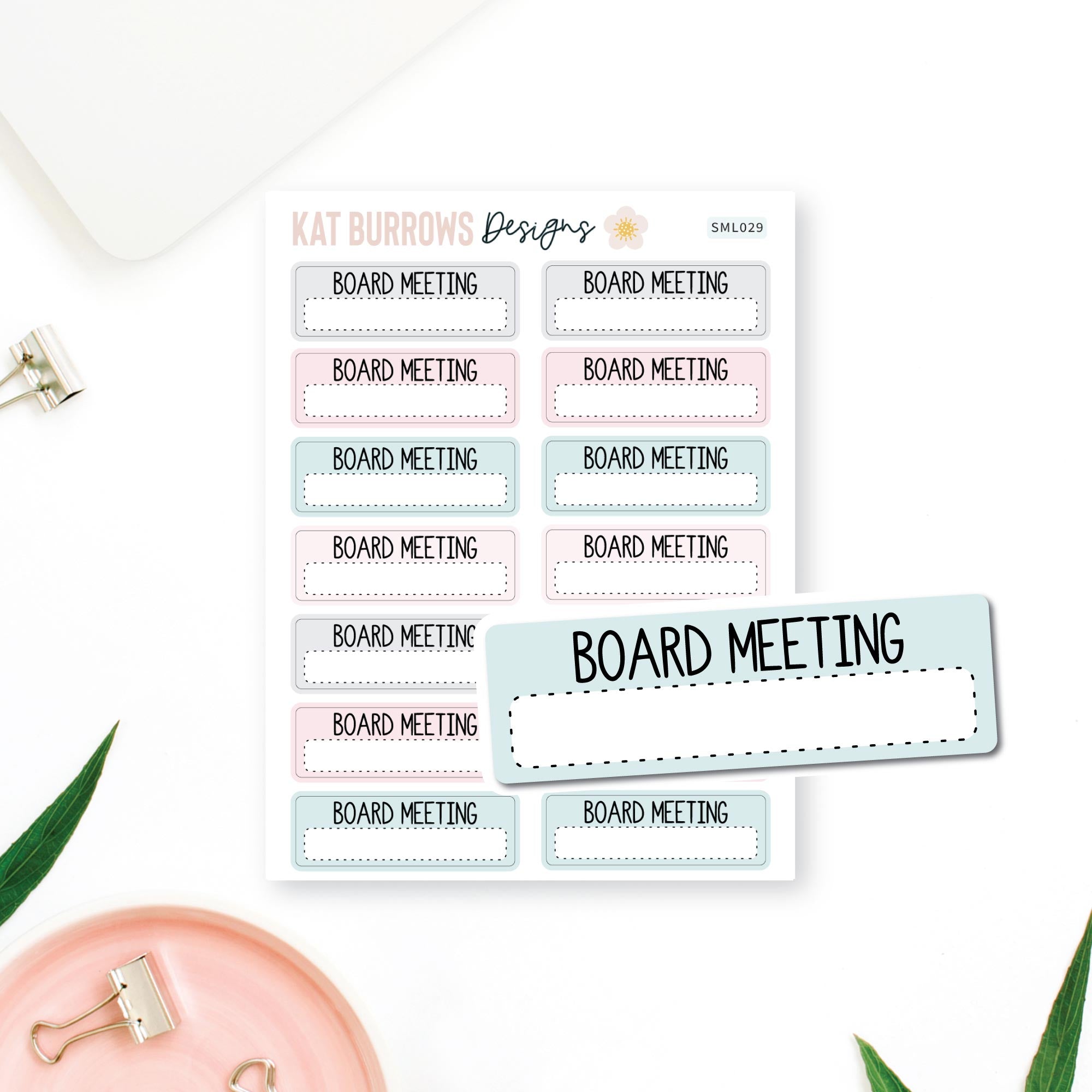 Stickers: Board Meeting