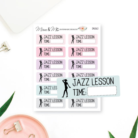 Stickers: Jazz Lessons