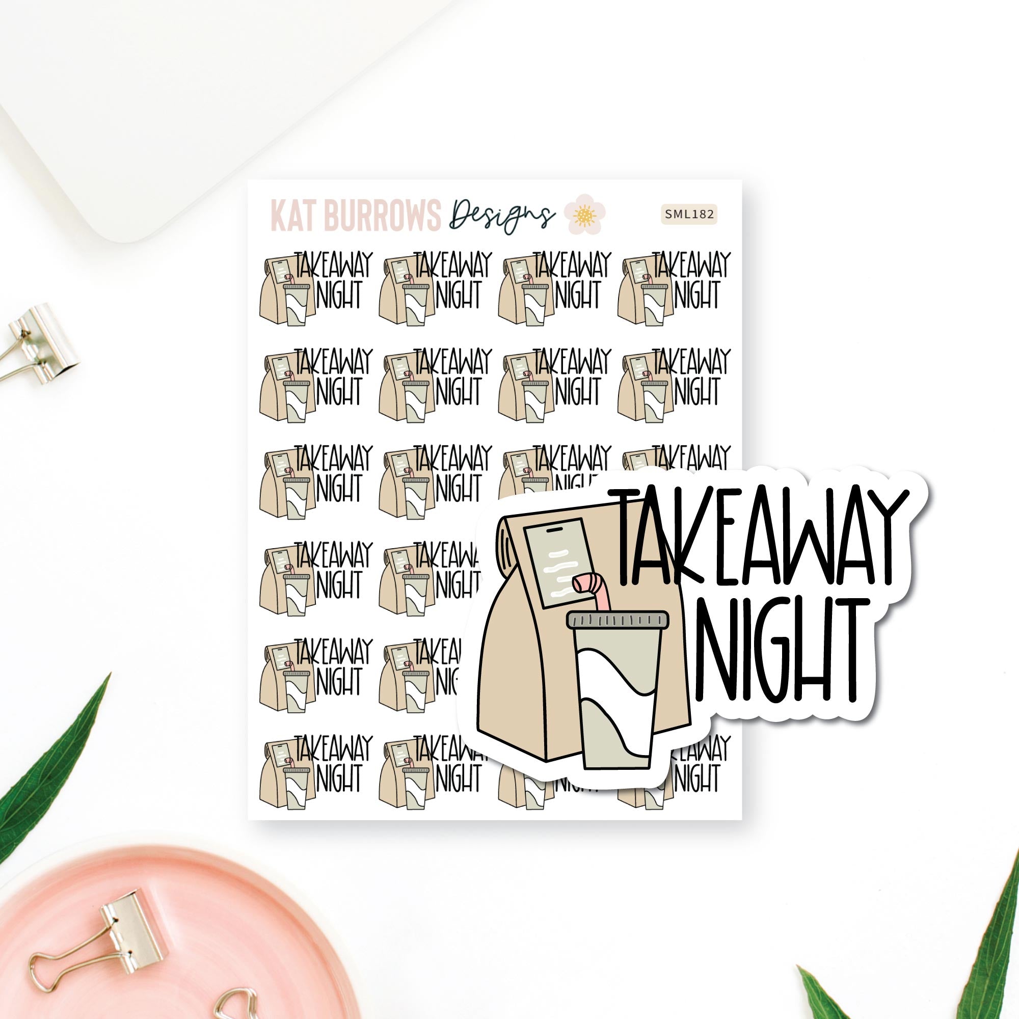 Stickers: Takeaway Night