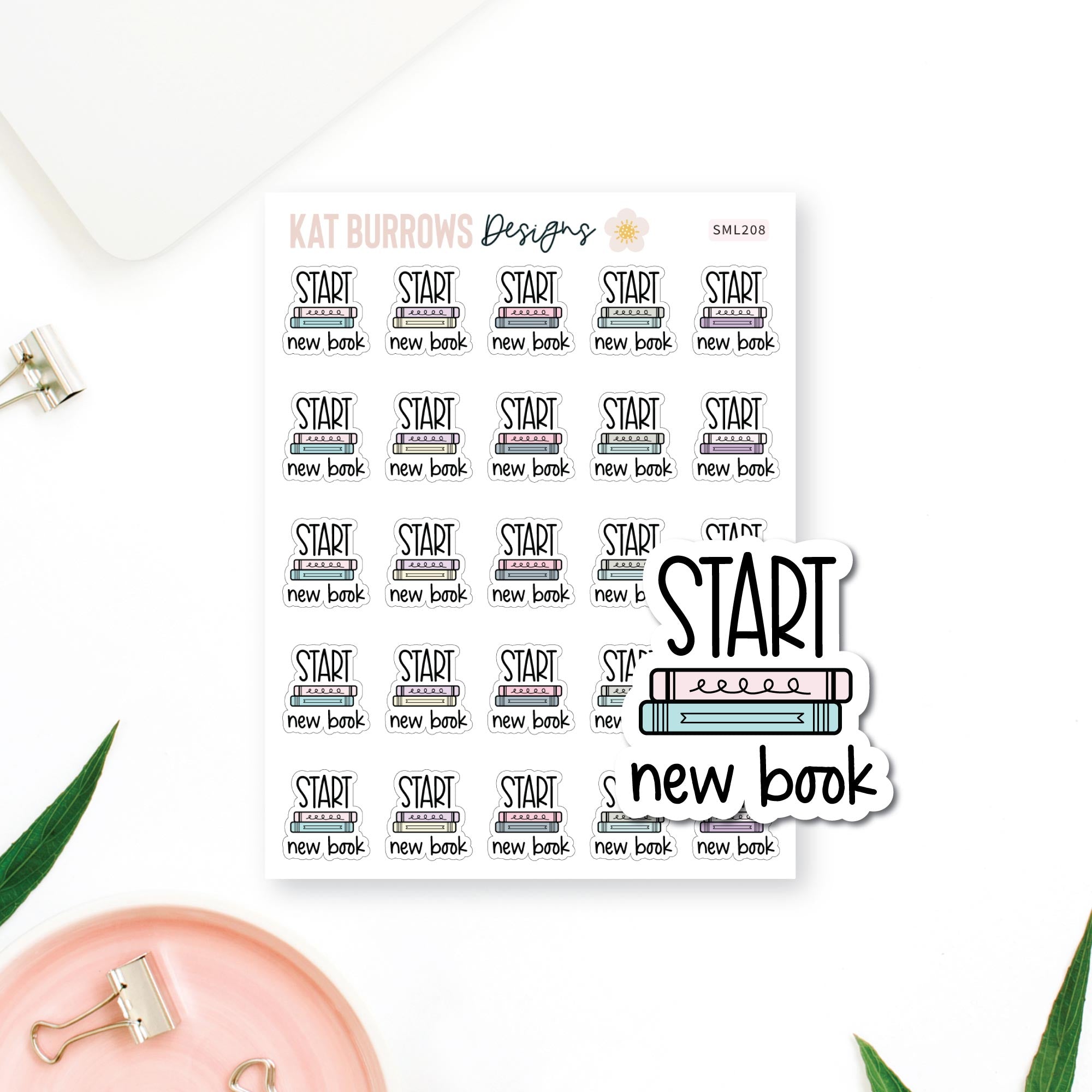 Stickers: Start New Book