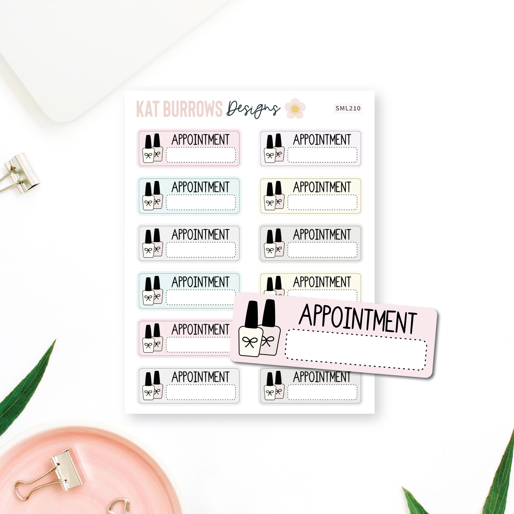 Stickers: Nail Appointment