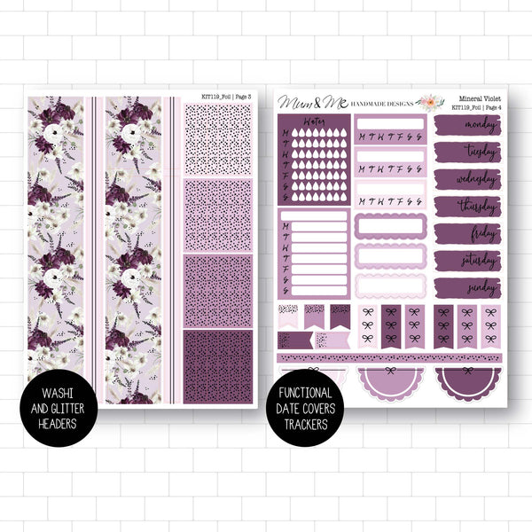 Foiled Kit: Mineral Violet (ROSE GOLD FOIL)