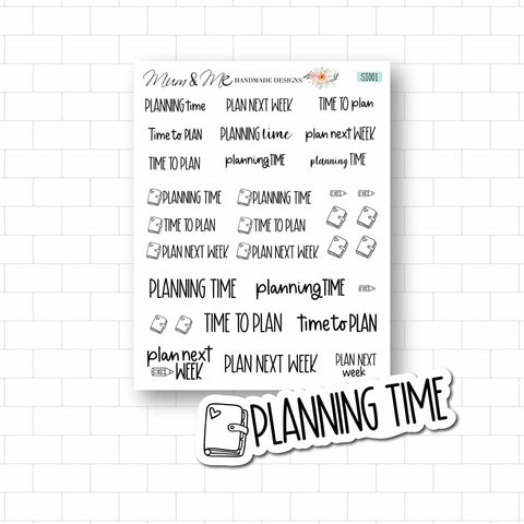 Script Icon: Planning Time