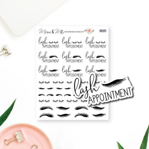Stickers: Lash Appointment
