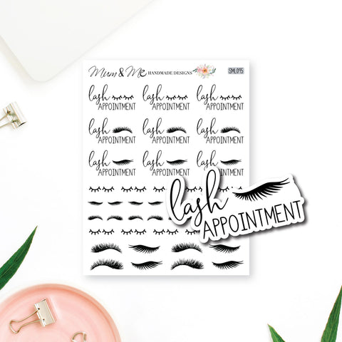 Stickers: Lash Appointment