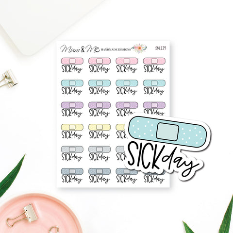 Stickers: Sick Day