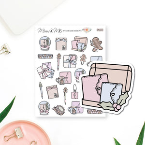 Stickers: Planner Girl Xmas